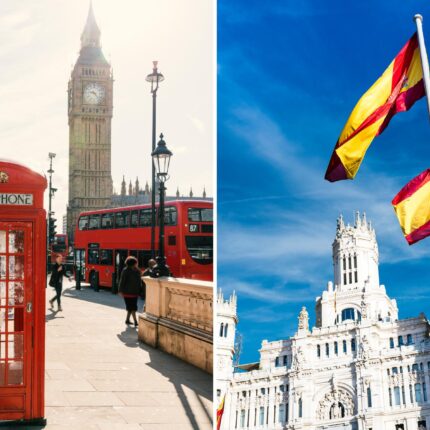Londres, París y Madrid